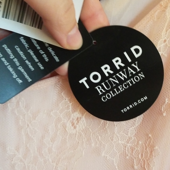 Torrid Runway Collection Light Pink Lace Dress - Picture 5 of 5